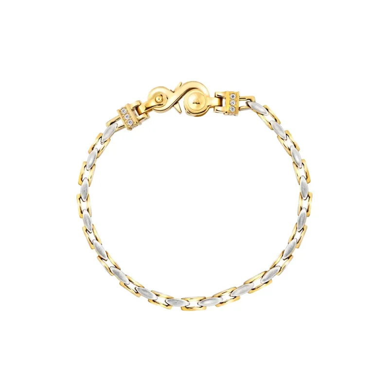 Bracciale Lock Prestige Bicolore TJ4243 Uomo Breil Bracciale Lock Prestige Bicolore TJ4243 Uomo Breil