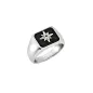 Anello Infinite Star Agata Nera TJ4247 Uomo Breil Anello Infinite Star Agata Nera TJ4247 Uomo Breil