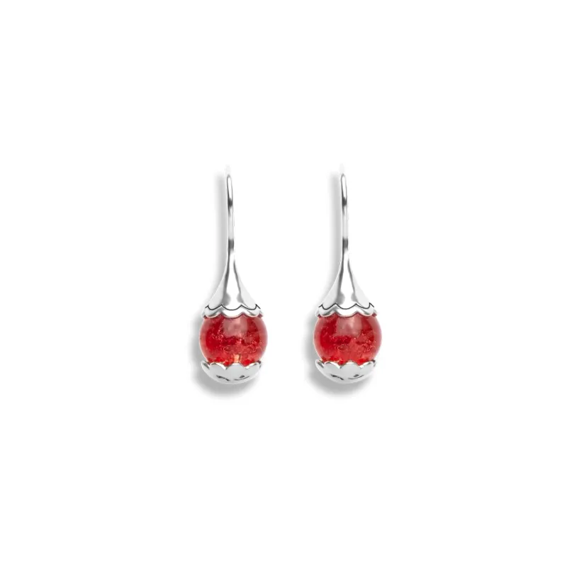 Orecchini Agata Amarena Argento 10mm EHST6-157 Donna Tamashii Orecchini Agata Amarena Argento 10mm EHST6-157 Donna Tamashii