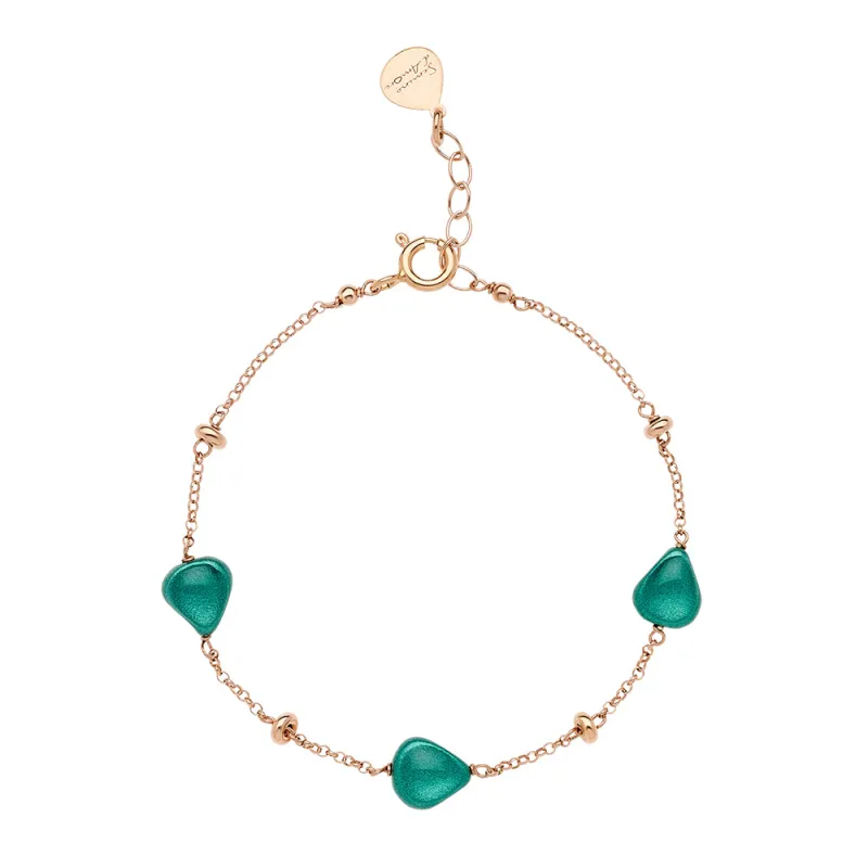 Bracciale Semino Garden Tourmaline Verde Donna Rossoprezioso Bracciale Semino Garden Tourmaline Verde Donna Rossoprezioso
