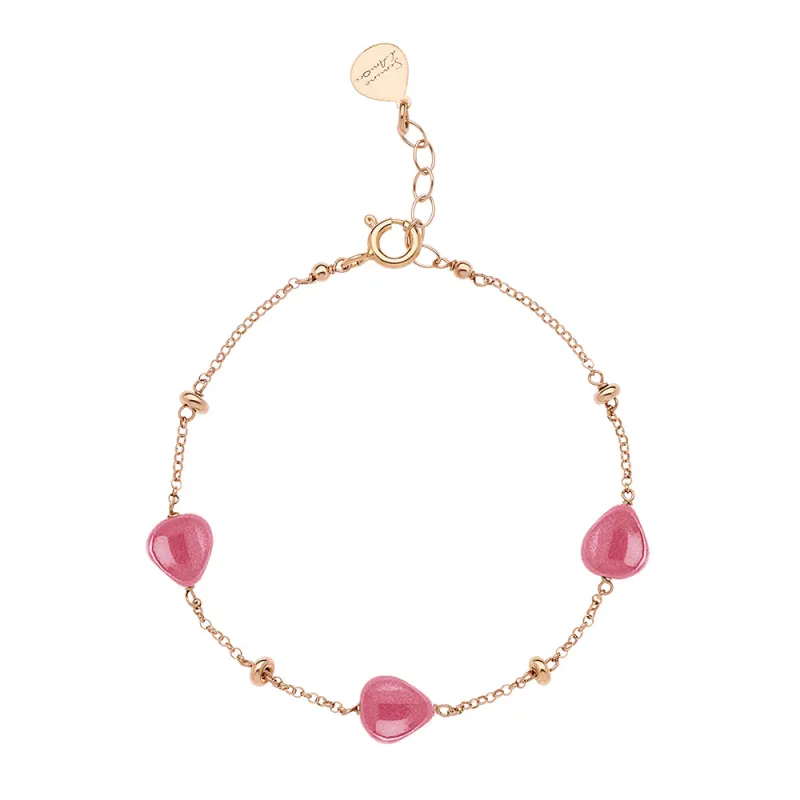 Bracciale Semino Garden Rosa Aurora Donna Rossoprezioso Bracciale Semino Garden Rosa Aurora Donna Rossoprezioso