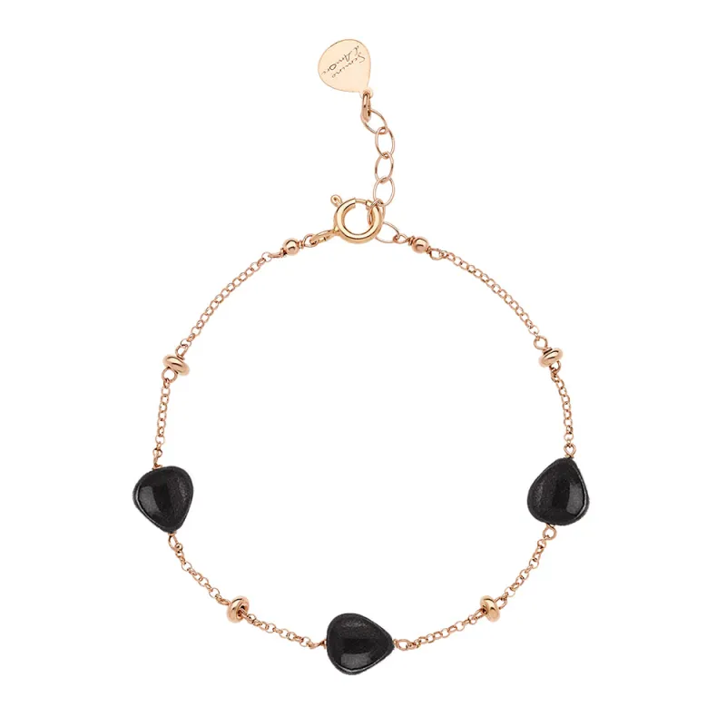 Bracciale Semino Garden Black Donna Rossoprezioso Bracciale Semino Garden Black Donna Rossoprezioso