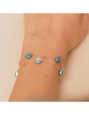 Bracciale Semino Garden Acquamarina Donna Rossoprezioso