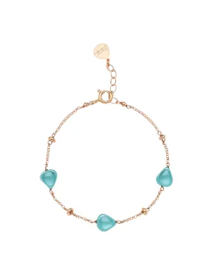 Bracciale Semino Garden Acquamarina Donna Rossoprezioso