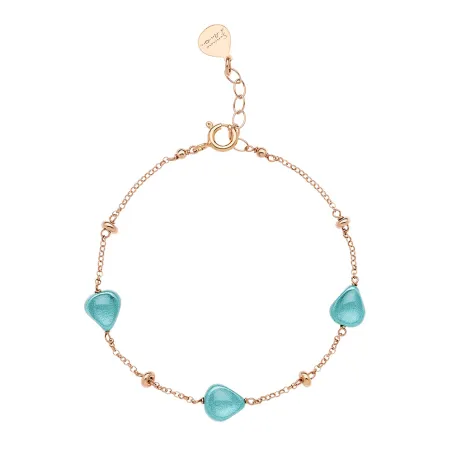 Bracciale Semino Garden Acquamarina Donna Rossoprezioso