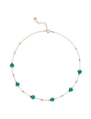 Girocollo Semino Garden Tourmaline Verde Donna Rossoprezioso