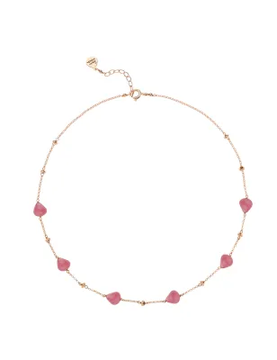 Girocollo Semino Garden Rosa Aurora Donna Rossoprezioso