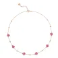 Girocollo Semino Garden Rosa Aurora Donna Rossoprezioso