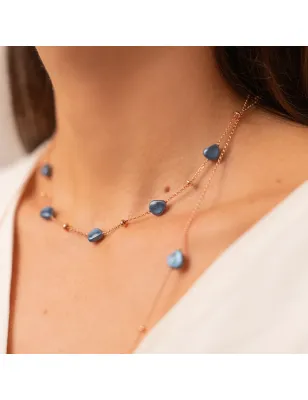 Girocollo Semino Garden Blue London Donna Rossoprezioso