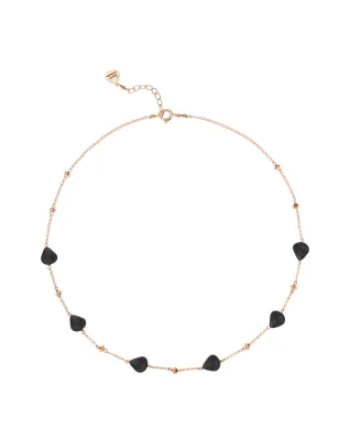 Girocollo Semino Garden Black Donna Rossoprezioso