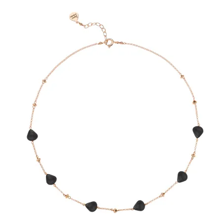 Girocollo Semino Garden Black Donna Rossoprezioso
