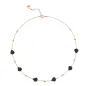Girocollo Semino Garden Black Donna Rossoprezioso