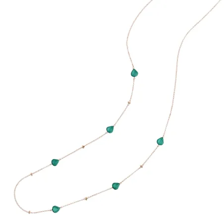 Collana Semino Garden Tourmaline Verde Donna Rossoprezioso