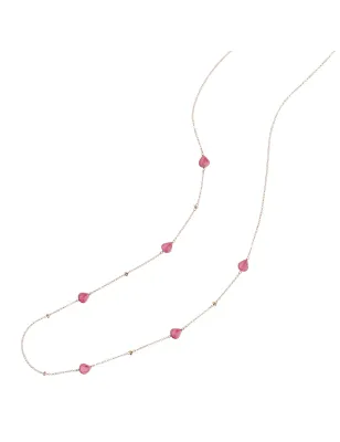 Collana Semino Garden Rosa Aurora Donna Rossoprezioso