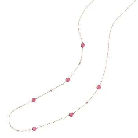 Collana Semino Garden Rosa Aurora Donna Rossoprezioso