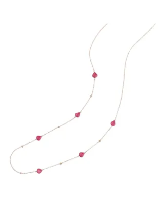 Collana Semino Garden Peonia Donna Rossoprezioso