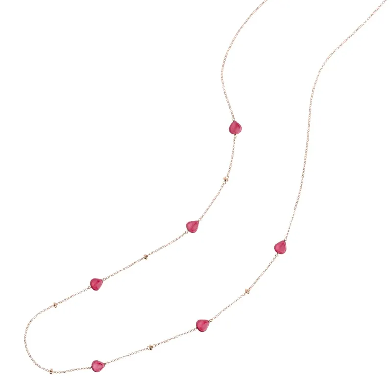 Collana Semino Garden Peonia Donna Rossoprezioso Collana Semino Garden Peonia Donna Rossoprezioso