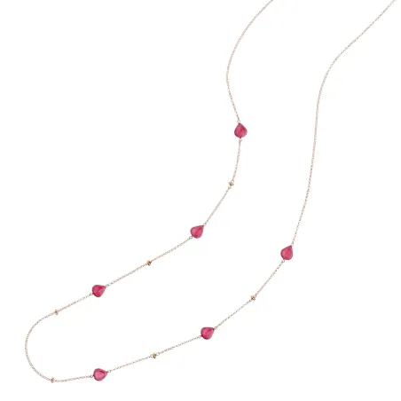Collana Semino Garden Peonia Donna Rossoprezioso