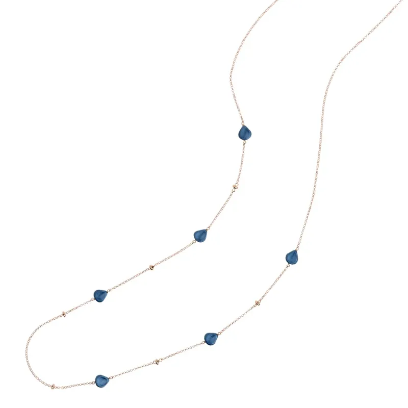 Collana Semino Garden Blue London Donna Rossoprezioso Collana Semino Garden Blue London Donna Rossoprezioso