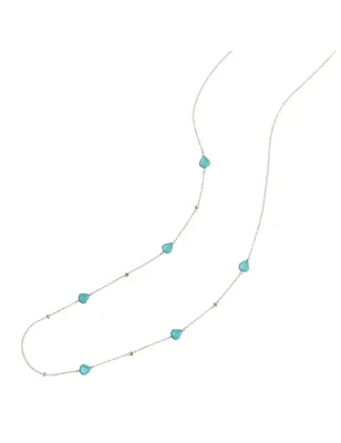 Collana Semino Garden Acquamarina Donna Rossoprezioso