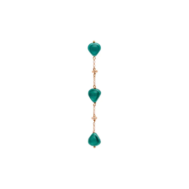 Monorecchino Semino Garden Tourmaline Verde Donna Rossoprezioso Monorecchino Semino Garden Tourmaline Verde Donna Rossoprezioso