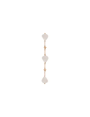 Monorecchino Semino Garden Cotton White Donna Rossoprezioso
