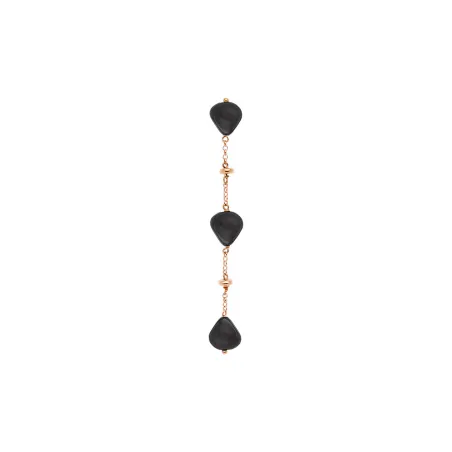 Monorecchino Semino Garden Black Donna Rossoprezioso