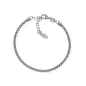 Bracciale Tennis Rodio Nero con Zirconi Neri cm.16 Donna Amen Bracciale Tennis Rodio Nero con Zirconi Neri cm.16 Donna Amen