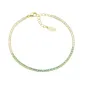 Bracciale Tennis Dorato Zirconi Degradé Verdi Amen Bracciale Tennis Dorato Zirconi Degradé Verdi Amen