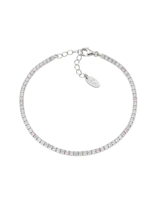 Bracciale Tennis con Zirconi Rosa e Bianchi Donna Amen