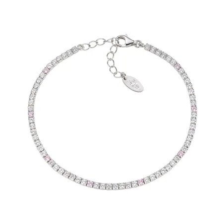 Bracciale Tennis con Zirconi Rosa e Bianchi Donna Amen