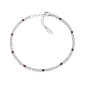 Bracciale Tennis con Zirconi Rossi e Bianchi Amen Bracciale Tennis con Zirconi Rossi e Bianchi Amen