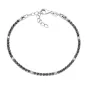 Bracciale Tennis con Zirconi Neri e Bianchi Donna Amen Bracciale Tennis con Zirconi Neri e Bianchi Donna Amen