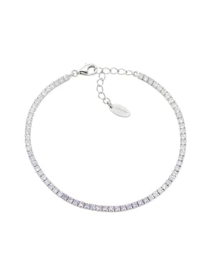 Bracciale Tennis con Zirconi Degradé Lilla Amen