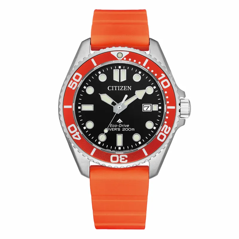 Orologio Promaster Diver's 200m Arancio BN0268-01E Uomo Citizen Orologio Promaster Diver's 200m Arancio BN0268-01E Uomo Citizen