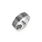 Anello Padre Nostro Brunito Croce Zirconata mis.20 Amen