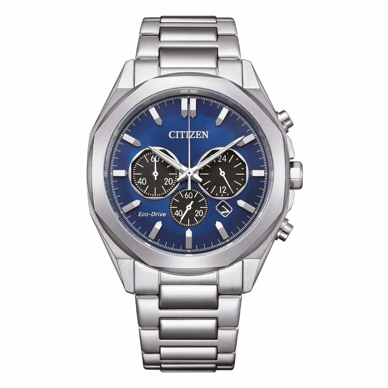 Orologio Metropolitan Crono Eco-Drive Blu CA4590-81L Uomo Citizen Orologio Metropolitan Crono Eco-Drive Blu CA4590-81L Uomo Citizen