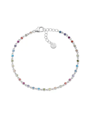 Bracciale Joy in Lega Amen con Zirconi Multicolor Donna Amen