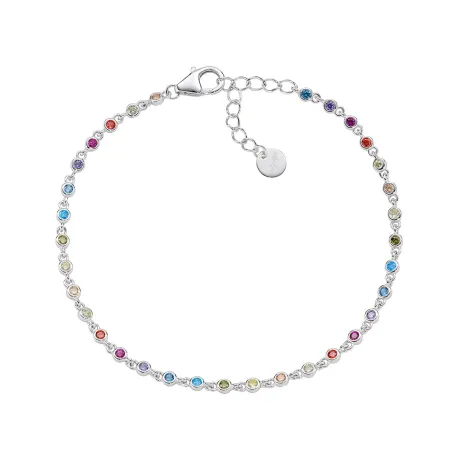 Bracciale Joy in Lega Amen con Zirconi Multicolor Donna Amen