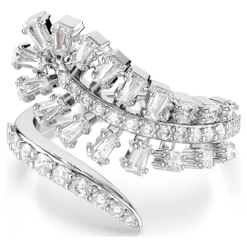 Anello Aperto Vienna, Piuma, Bianco, mis.58 Donna Swarovski Anello Aperto Vienna, Piuma, Bianco, mis.58 Donna Swarovski