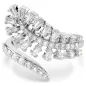 Anello Aperto Vienna, Piuma, Bianco, mis.58 Donna Swarovski Anello Aperto Vienna, Piuma, Bianco, mis.58 Donna Swarovski