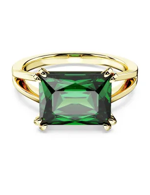 Anello Cocktail Stilla, Taglio Rettangolare Verde, m.58 Donna Swarovski