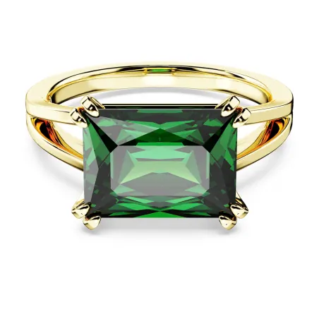 Anello Cocktail Stilla, Taglio Rettangolare Verde, m.58 Donna Swarovski