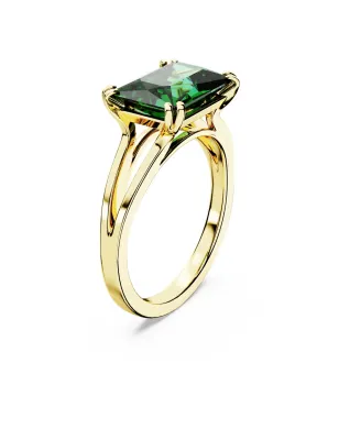 Anello Cocktail Stilla, Taglio Rettangolare Verde, m.58 Donna Swarovski