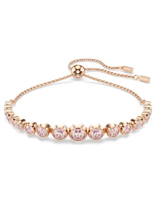 Bracciale Imber, Rosa, Finitura Oro Rosa 18k Donna Swarovski
