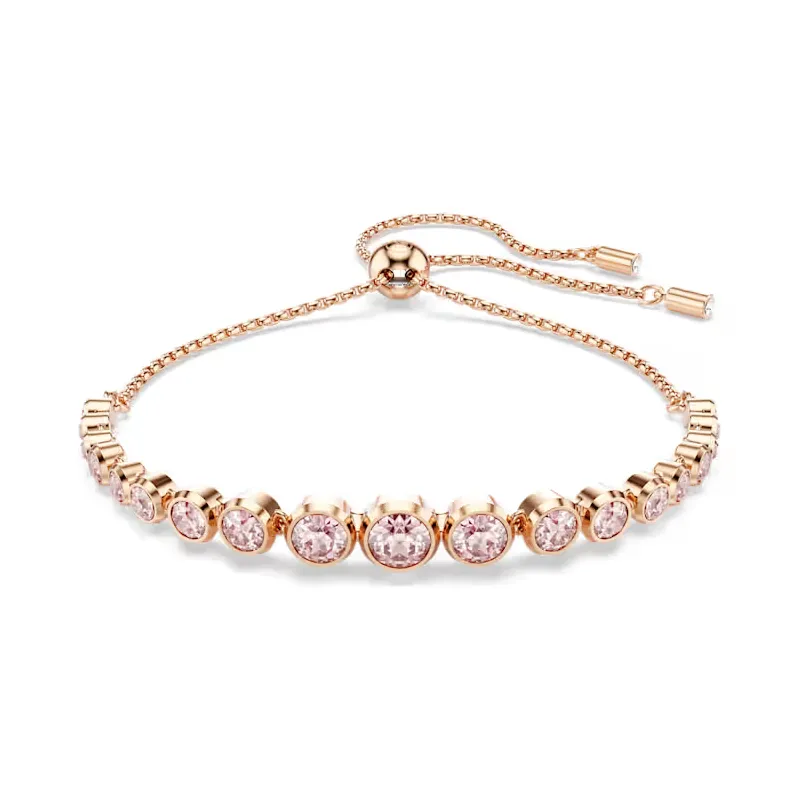 Bracciale Imber, Rosa, Finitura Oro Rosa 18k Donna Swarovski Bracciale Imber, Rosa, Finitura Oro Rosa 18k Donna Swarovski