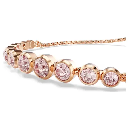 Bracciale Imber, Rosa, Finitura Oro Rosa 18k Donna Swarovski