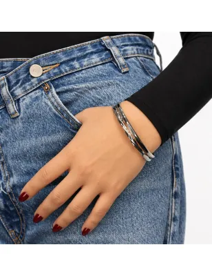Bangle Torciglione Selene in Lega Amen Donna Amen