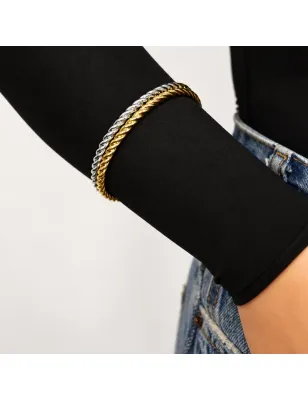 Bangle Selene Twist in Lega Amen Donna Amen