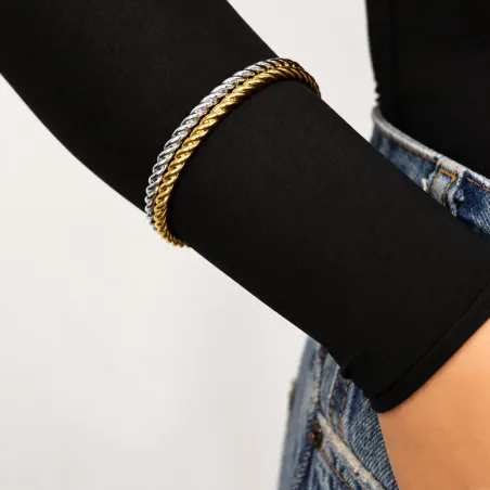 Bangle Selene Twist in Lega Amen Donna Amen